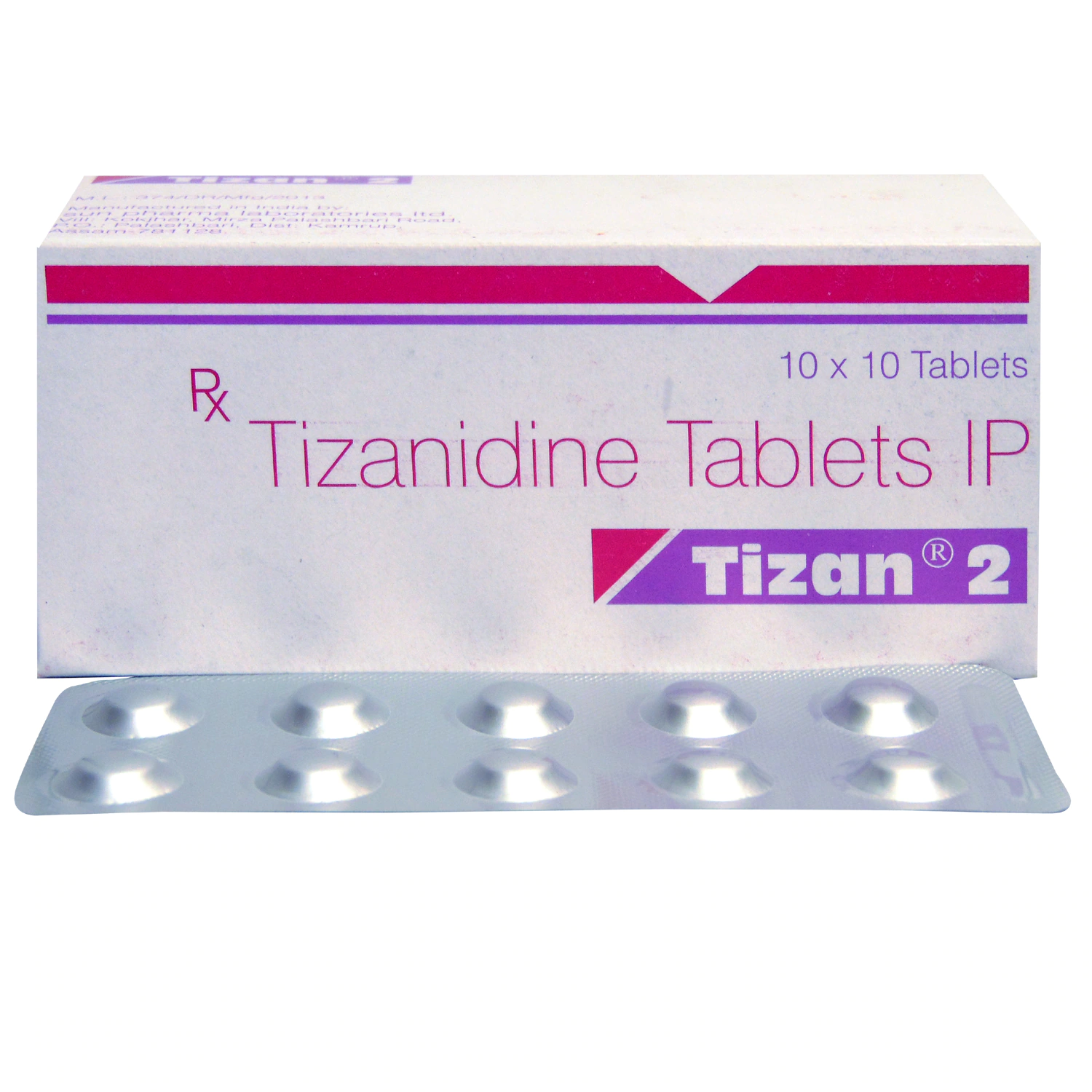 Tizanidine 2MG